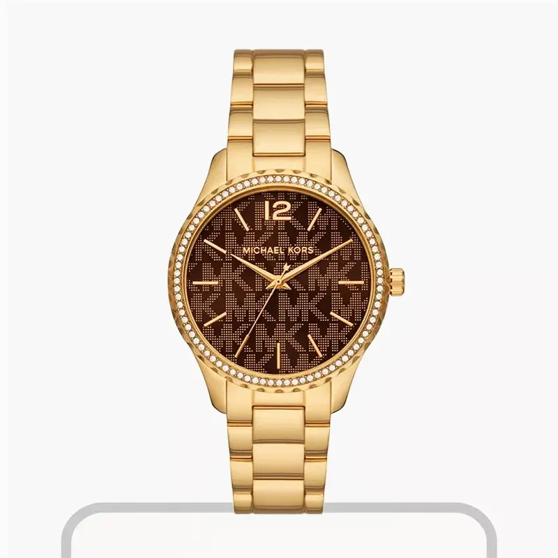 Michael Kors Layton Gold-Tone Quartz Ladies Watch- MK7296